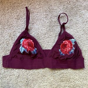 PINK rose bralette